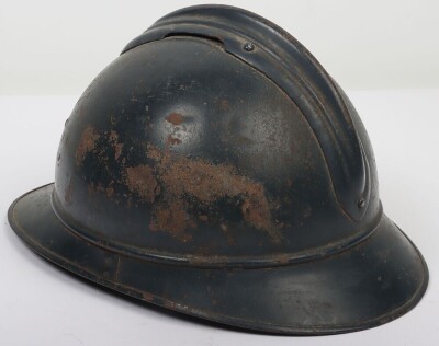 WW1 French Artillery Adrian Steel Helmet - 4