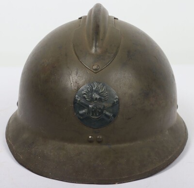 WW2 French Artillery Adrian Helmet