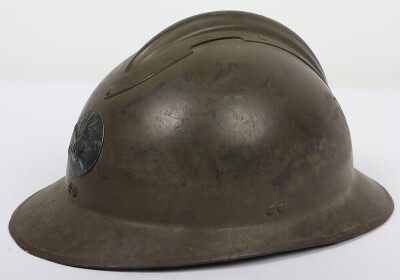 WW2 French Artillery Adrian Helmet - 3