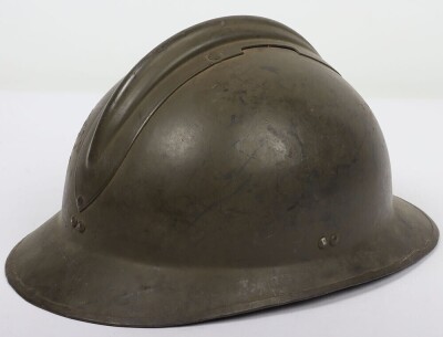 WW2 French Artillery Adrian Helmet - 4