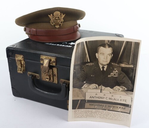 WW2 American Cap of Four Star General Anthony C McAuliffe,