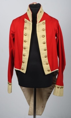 South East Hampshire Local Militia Georgian Officers Coatee