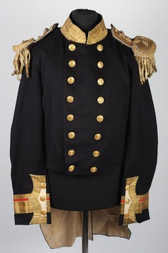 Victorian Royal Navy Inspector of Naval Hospitals Full Dress Tunic