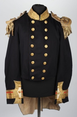 Victorian Royal Navy Inspector of Naval Hospitals Full Dress Tunic