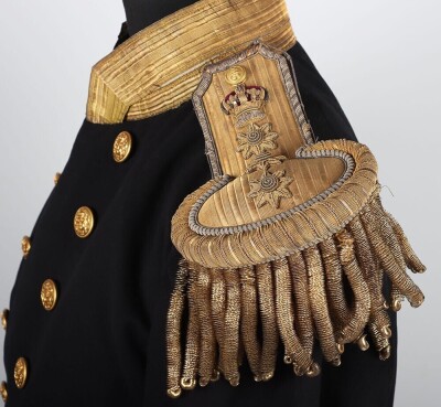 Victorian Royal Navy Inspector of Naval Hospitals Full Dress Tunic - 8