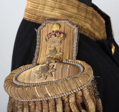 Victorian Royal Navy Inspector of Naval Hospitals Full Dress Tunic - 19
