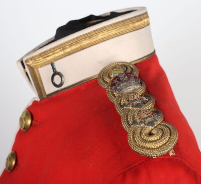 Indian Army 45th Rattray&rsquo;s Sikhs Colonel Mc Rae Officers Full Dress Tunic - 6