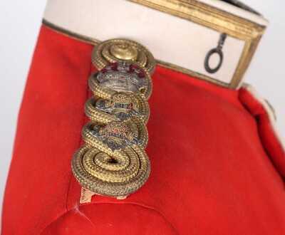 Indian Army 45th Rattray&rsquo;s Sikhs Colonel Mc Rae Officers Full Dress Tunic - 15