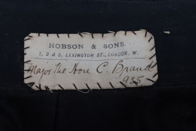 Uniform, Headdress and Accoutrements of the Honourable Charles Brand, Sussex Yeomanry - 14