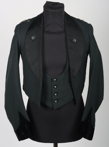 Rifle Brigade Territorial Officers Mess Dress of late Lieutenant Colonel Hobart Isle of Wight Rifles