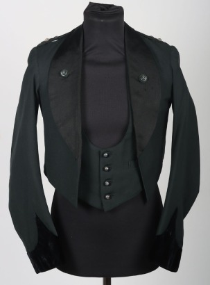 Rifle Brigade Territorial Officers Mess Dress of late Lieutenant Colonel Hobart Isle of Wight Rifles