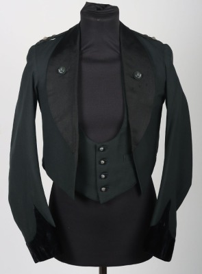 Rifle Brigade Territorial Officers Mess Dress of late Lieutenant Colonel Hobart Isle of Wight Rifles