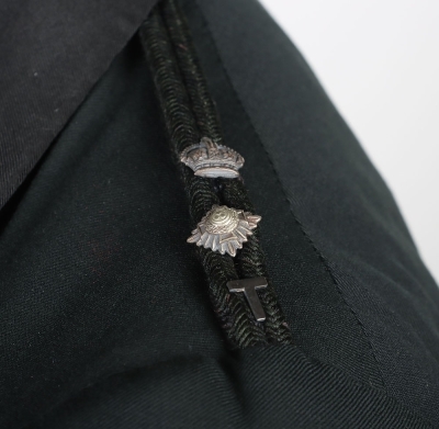 Rifle Brigade Territorial Officers Mess Dress of late Lieutenant Colonel Hobart Isle of Wight Rifles - 8