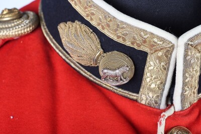 Munster Fusiliers Capt Brereton&rsquo;s Officers Full Dress Tunic. - 4