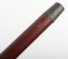 An Edwardian walking stick with spirit level (lacking liquid) and scaled ruler, with horn handle - 14