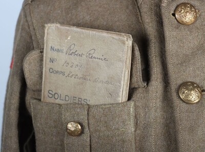 WW1 British, King's Own Scottish Borderers (KOSB), Uniform Grouping, Attributed. - 4