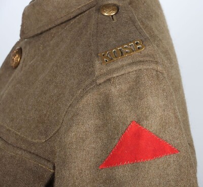 WW1 British, King's Own Scottish Borderers (KOSB), Uniform Grouping, Attributed. - 9