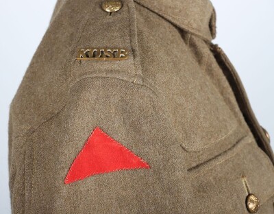 WW1 British, King's Own Scottish Borderers (KOSB), Uniform Grouping, Attributed. - 14
