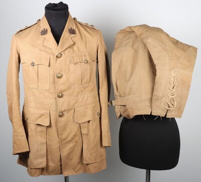 WW1 British Officers KD Tunic & Breeches Attributed MC Recipient.