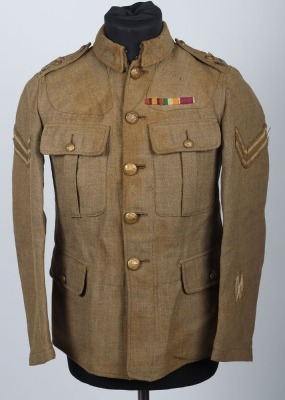 WW1, Great War, British 02 Pattern Service Dress Tunic, Durham Light Infantry. - 2