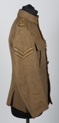 WW1, Great War, British 02 Pattern Service Dress Tunic, Durham Light Infantry. - 3