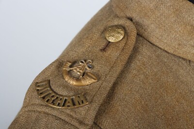 WW1, Great War, British 02 Pattern Service Dress Tunic, Durham Light Infantry. - 7