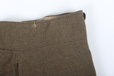 WW1, Great War, British 02 Pattern Service Dress Trousers. - 3