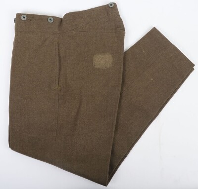 WW1, Great War, British 02 Pattern Service Dress Trousers. - 4