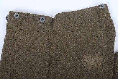WW1, Great War, British 02 Pattern Service Dress Trousers. - 5