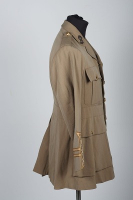 WW1 British Officers Tropical Cuff Rank Tunic, Royal Field Artillery. - 2