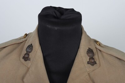 WW1 British Officers Tropical Cuff Rank Tunic, Royal Field Artillery. - 5