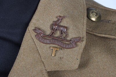 WW1, Great War British Officers Cuff Rank Service Dress Tunic, Royal Warwickshire Regiment. - 4