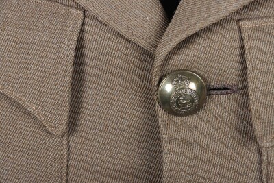 WW1, Great War British Officers Cuff Rank Service Dress Tunic, Royal Warwickshire Regiment. - 6