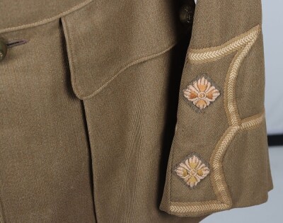 WW1, Great War British Officers Cuff Rank Service Dress Tunic, Royal Warwickshire Regiment. - 8