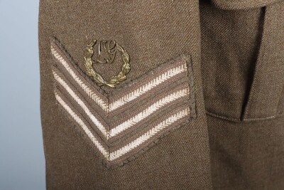 British 1922 Pattern Service Dress Tunic, Hampshire Regiment. - 9