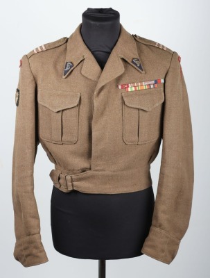 WW2 Polish Forces in Exile Battle Dress Blouse, 3rd Carpathian Heavy Machine Gun Battalion.