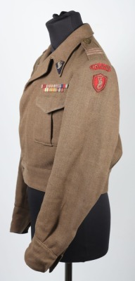 WW2 Polish Forces in Exile Battle Dress Blouse, 3rd Carpathian Heavy Machine Gun Battalion. - 7
