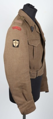 WW2 Polish Forces in Exile Battle Dress Blouse, 3rd Carpathian Heavy Machine Gun Battalion. - 11