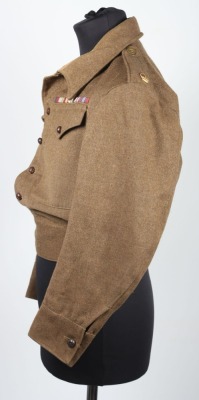 WW2 British Austerity Pattern Battle Dress Blouse. - 5