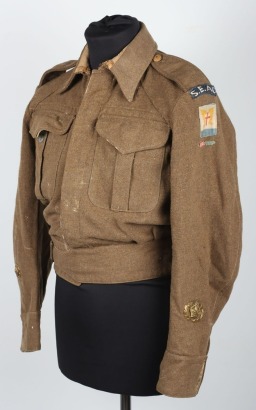 WW2 British Battle Dress Blouse, South East Asia Command.