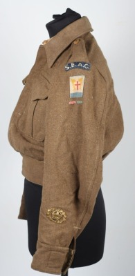 WW2 British Battle Dress Blouse, South East Asia Command. - 6