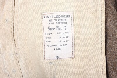 WW2 British Battle Dress Blouse, South East Asia Command. - 14