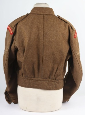 WW2 British Battle Dress, Serge, 1940 Dated. Royal Warwickshire Regiment. - 10