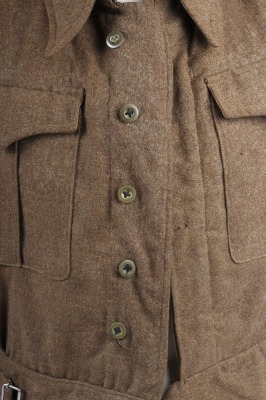 WW2 British Battle Dress, Serge, 1940 Dated. Royal Warwickshire Regiment. - 14