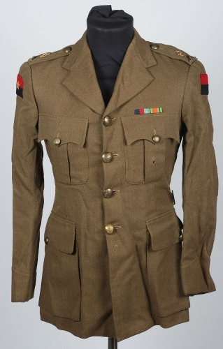 WW2 British, Indian Army Officers Service Dress Tunic.
