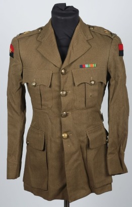 WW2 British, Indian Army Officers Service Dress Tunic.