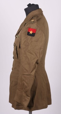 WW2 British, Indian Army Officers Service Dress Tunic. - 4