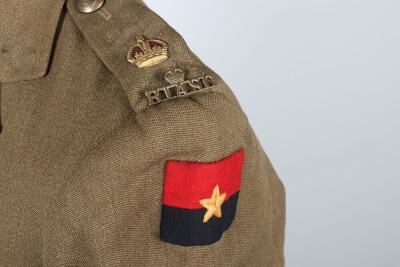 WW2 British, Indian Army Officers Service Dress Tunic. - 5