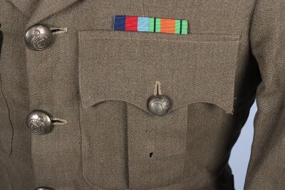 WW2 British, Indian Army Officers Service Dress Tunic. - 7