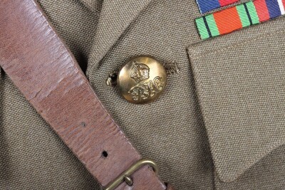 WW2 British Service Dress Tunic and Cap, Major General Arundell Rea Leakey, CB, DSO, MC & Bar. Royal Tank Regiment. - 5